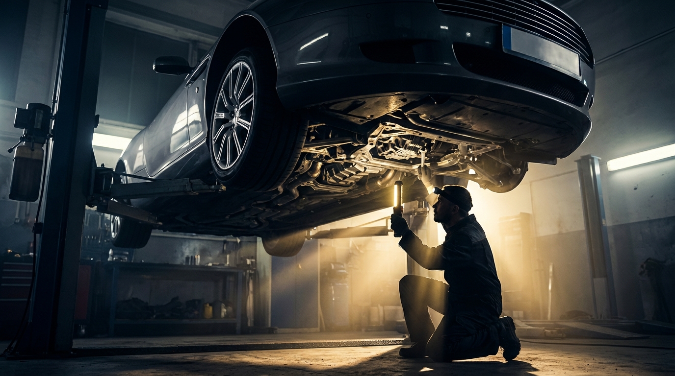 Car On Lift For Transmission Service — Chicago Transmission | Chicago IL