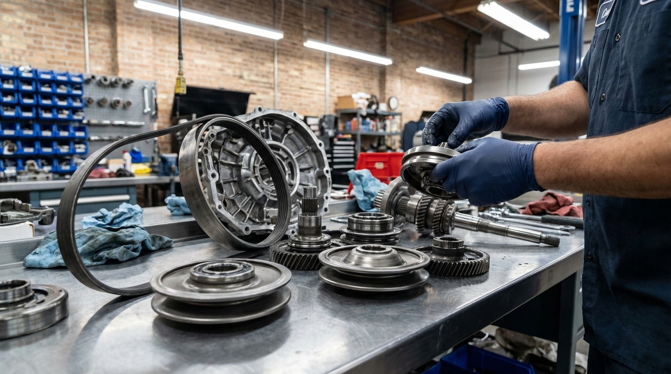 K113 Transmission Repair Chicago CVT Belt, Pulley & Valve Body Diagnosis service photo at Chicago Transmission