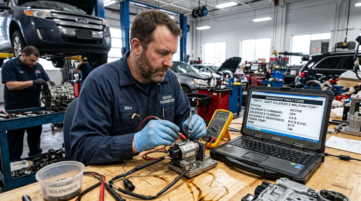 Honda Transmission Repair Chicago Honda CVT, Odyssey and Pilot diagnosis service photo at Chicago Transmission