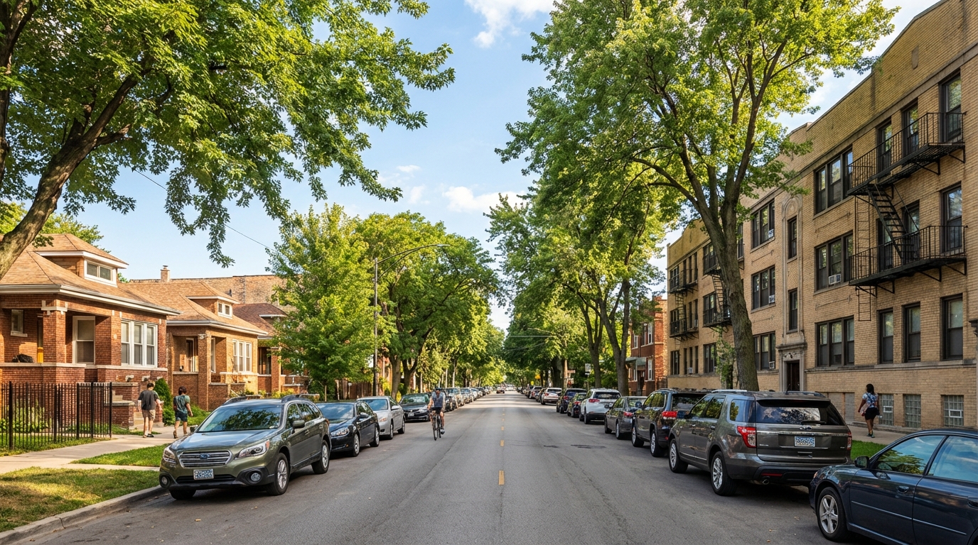 Chicago Transmission shop exterior on N Lincoln Ave