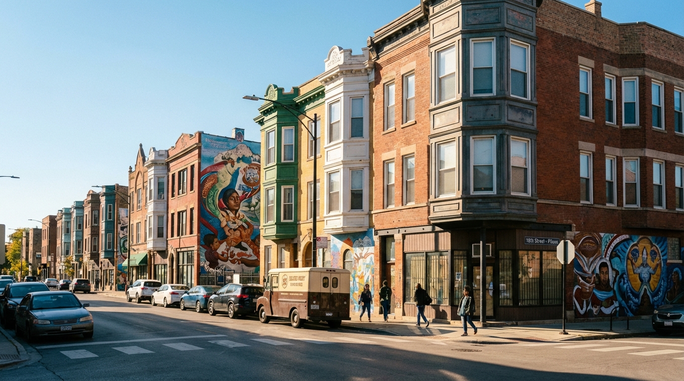 Chicago Transmission shop exterior on N Lincoln Ave