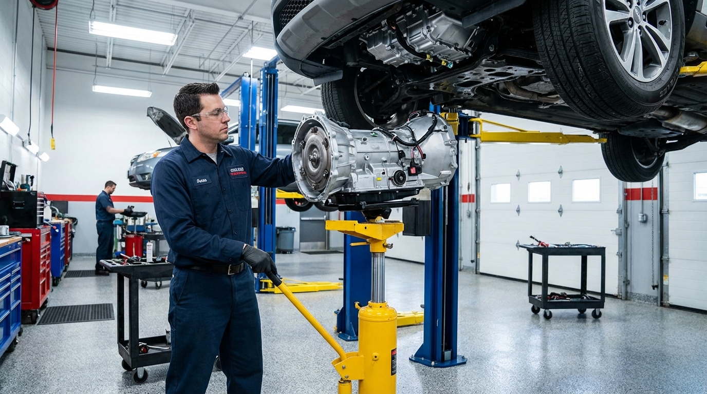 Transmission fluid service — Chicago Transmission