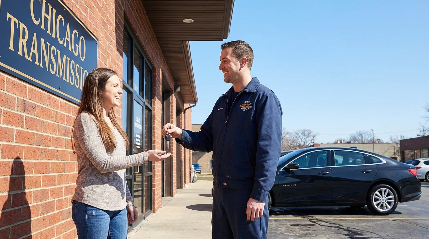 Quality reman transmission installation — Chicago Transmission