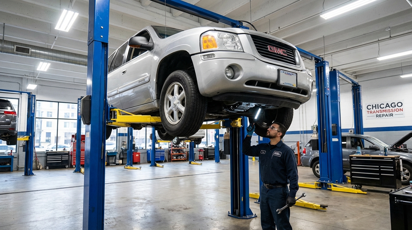 Saturday service at Chicago Transmission — Lincoln Park shop