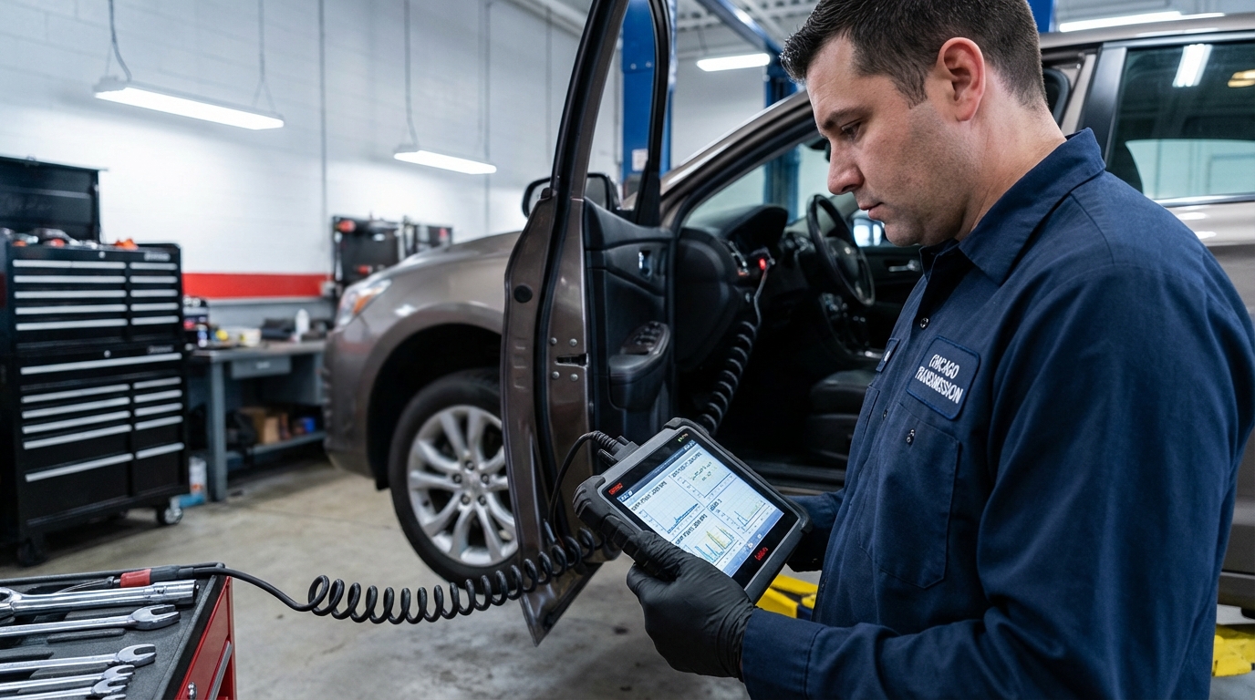 GMC Sierra 1500 Transmission Repair Chicago service photo at Chicago Transmission