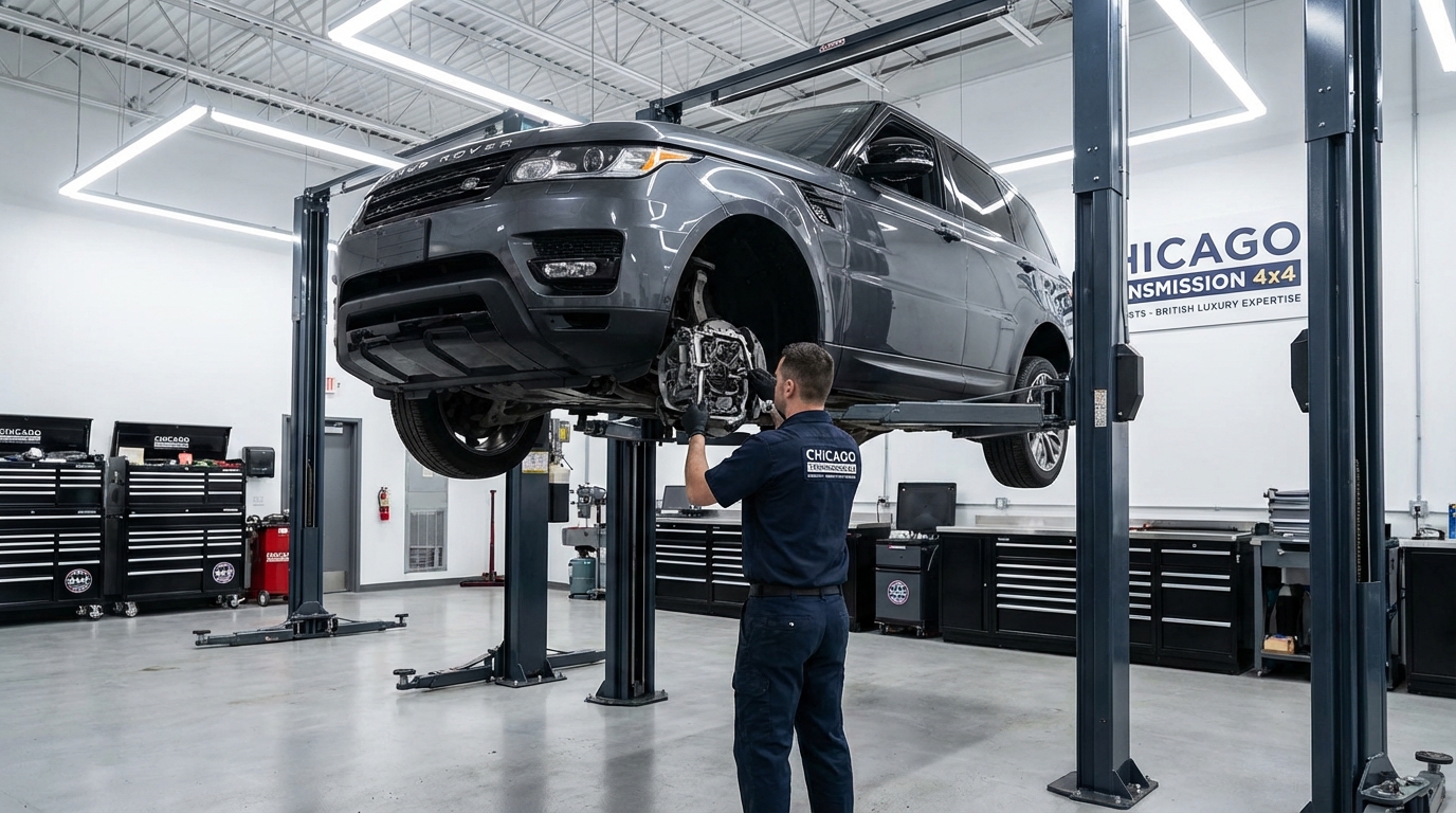Land Rover Defender Transmission Repair Chicago service at Chicago Transmission in Lincoln Park
