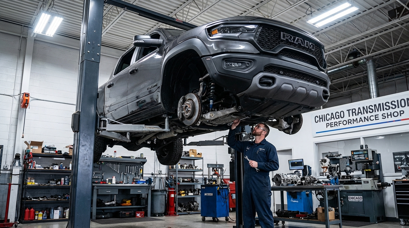 Ram 1500 transmission service at Chicago Transmission — ZF 8HP specialist