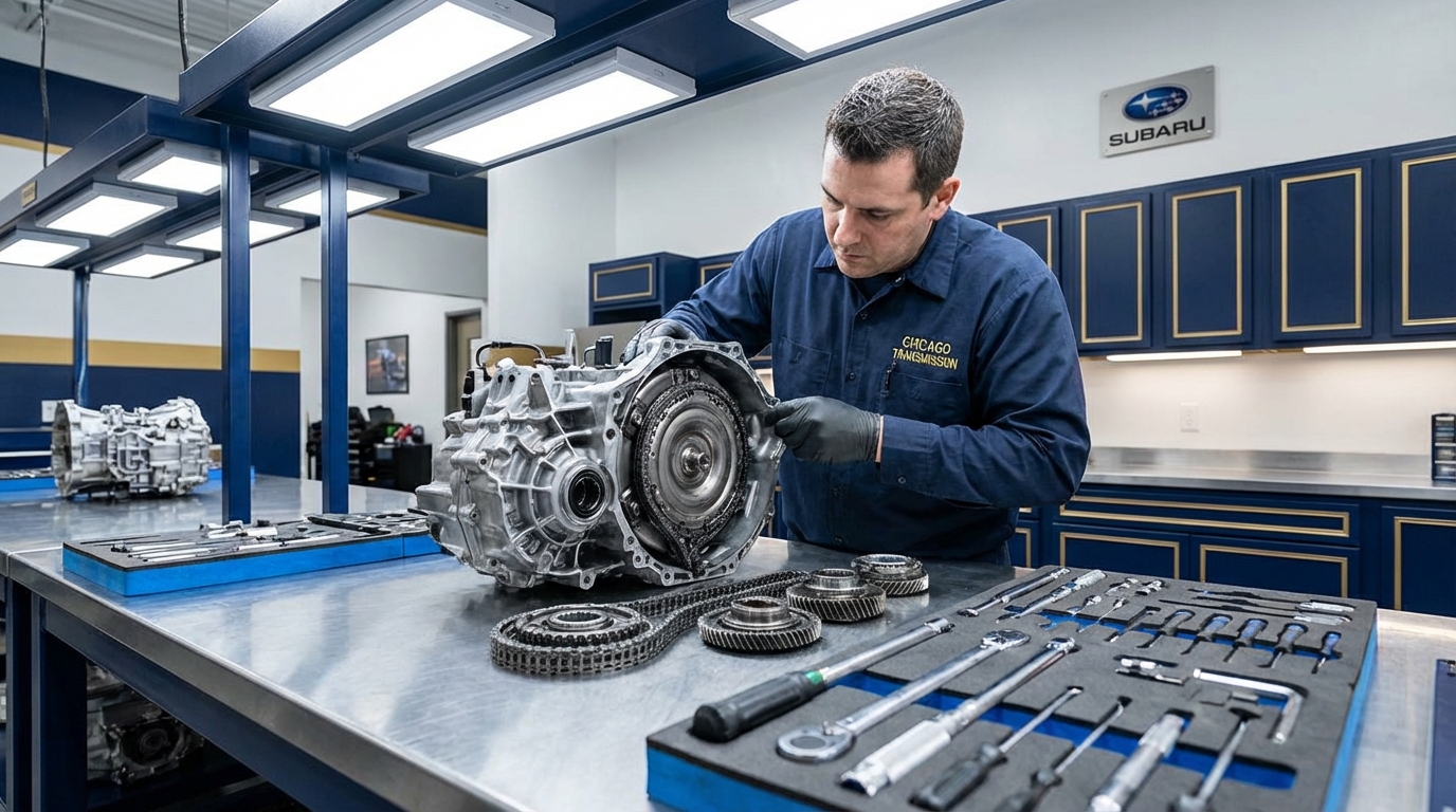 Subaru Ascent Transmission Repair Chicago service at Chicago Transmission in Lincoln Park