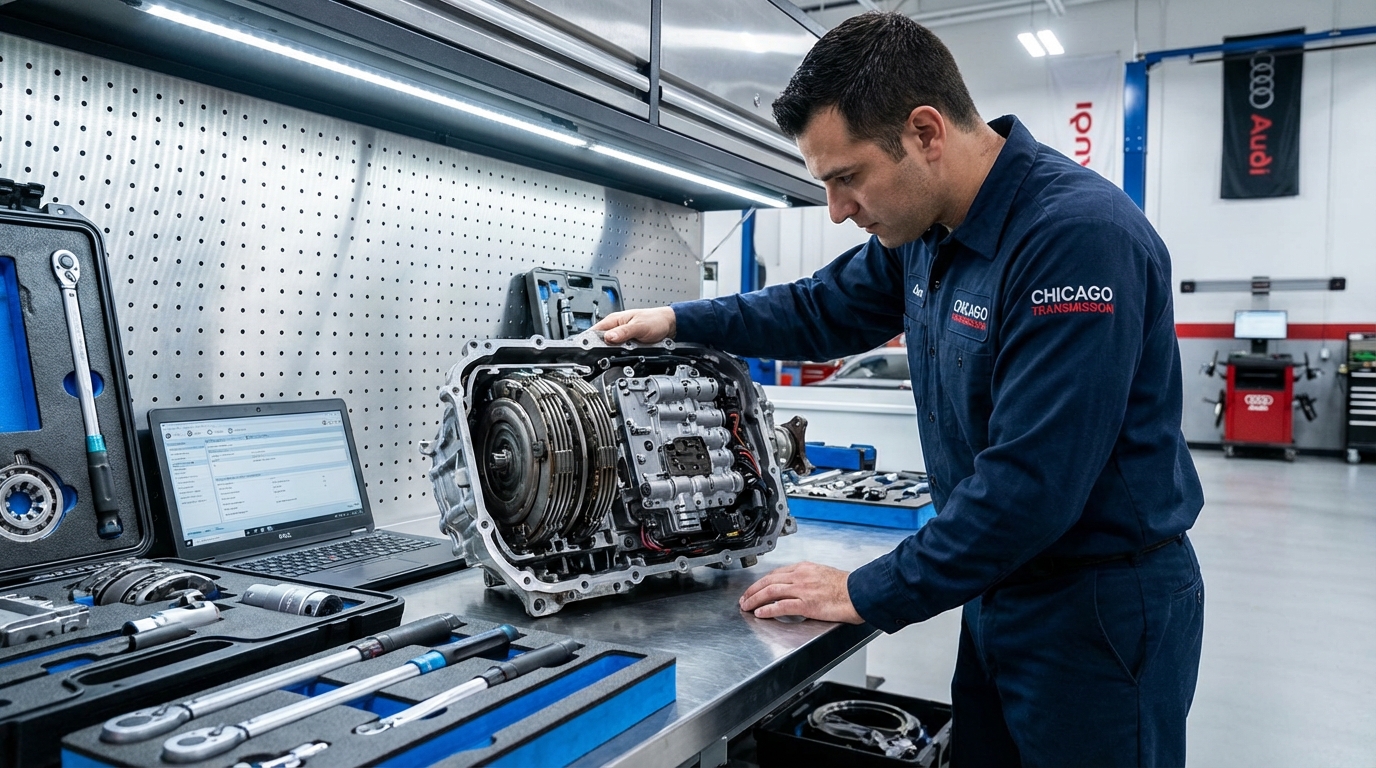Audi A5 transmission inspection - Chicago Transmission free diagnostic