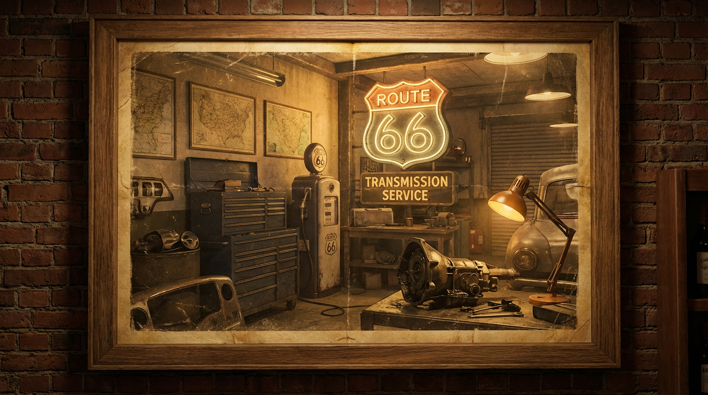 Inside Chicago Transmission's shop in Lincoln Park