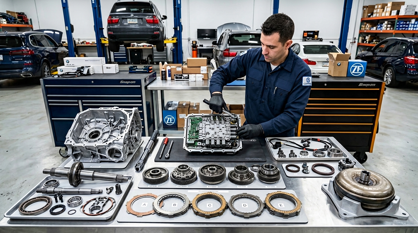 ZF 8HP55 Transmission Repair Chicago warning signs inspected in Chicago