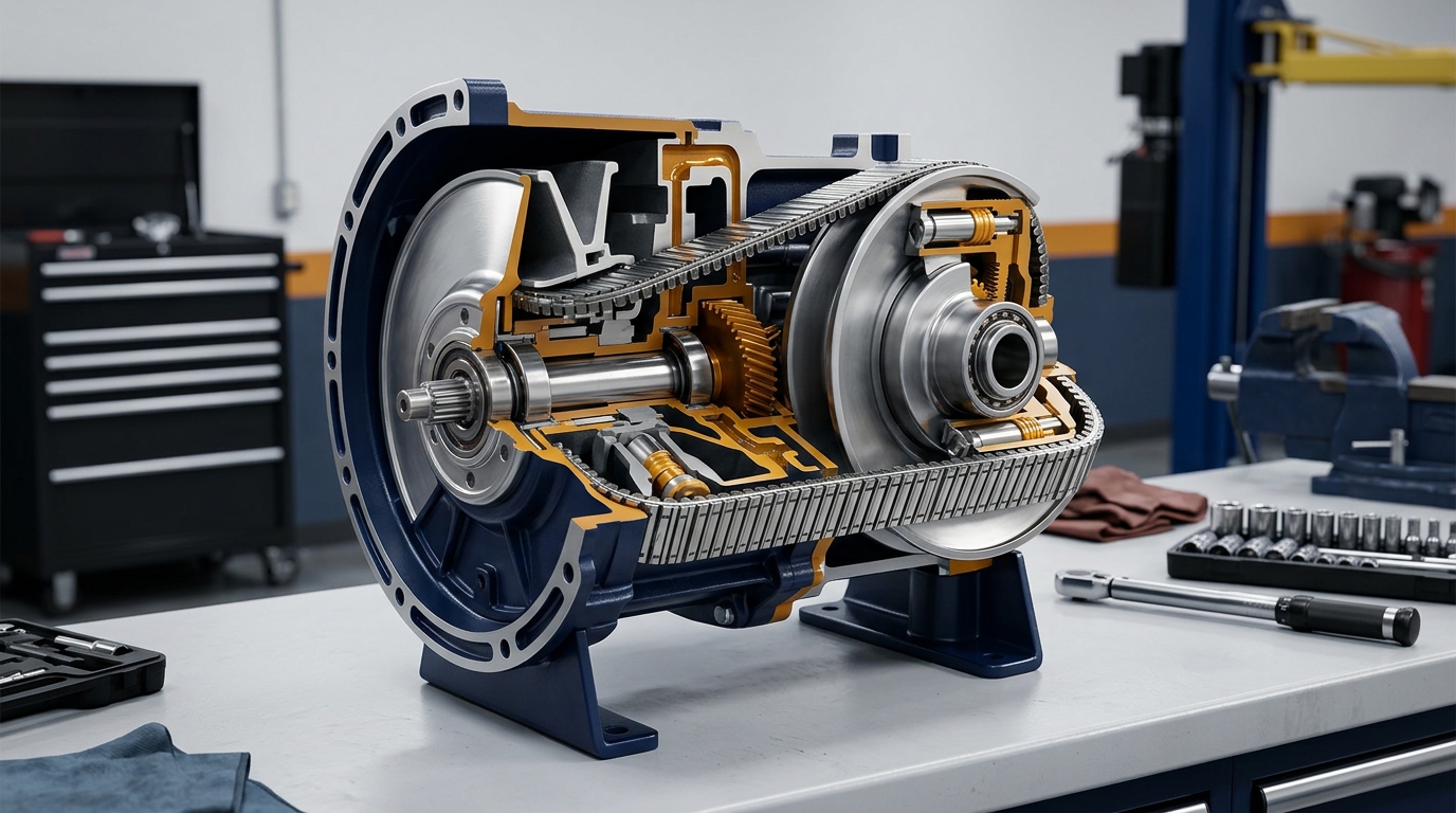 CVT cutaway display — Honda CVT repair specialist at Chicago Transmission