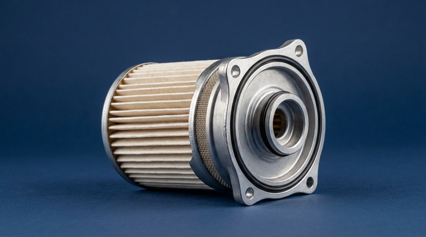 Transmission filter inspection — detail work at Chicago Transmission