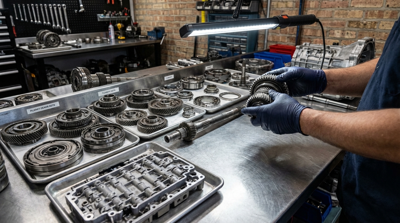 Transmission gear sets — Chicago Transmission rebuild shop