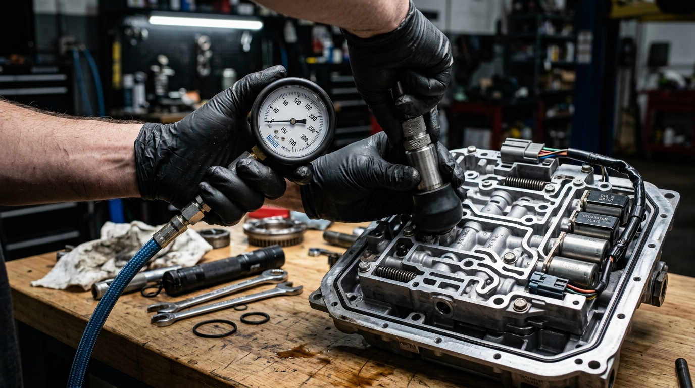 Commercial van transmission parts — Chicago Transmission rebuild shop
