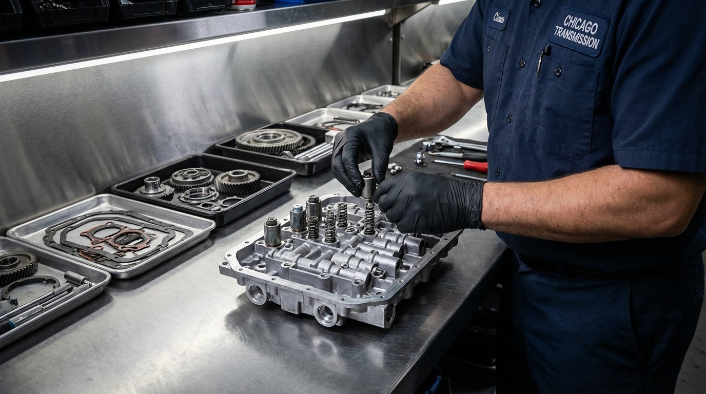Chicago Transmission technician working on p0755 - Lincoln Park