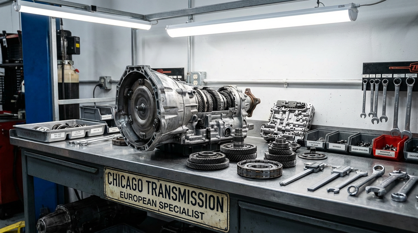 Porsche Transmission Repair Chicago Porsche PDK, Tiptronic & AWD service service photo at Chicago Transmission