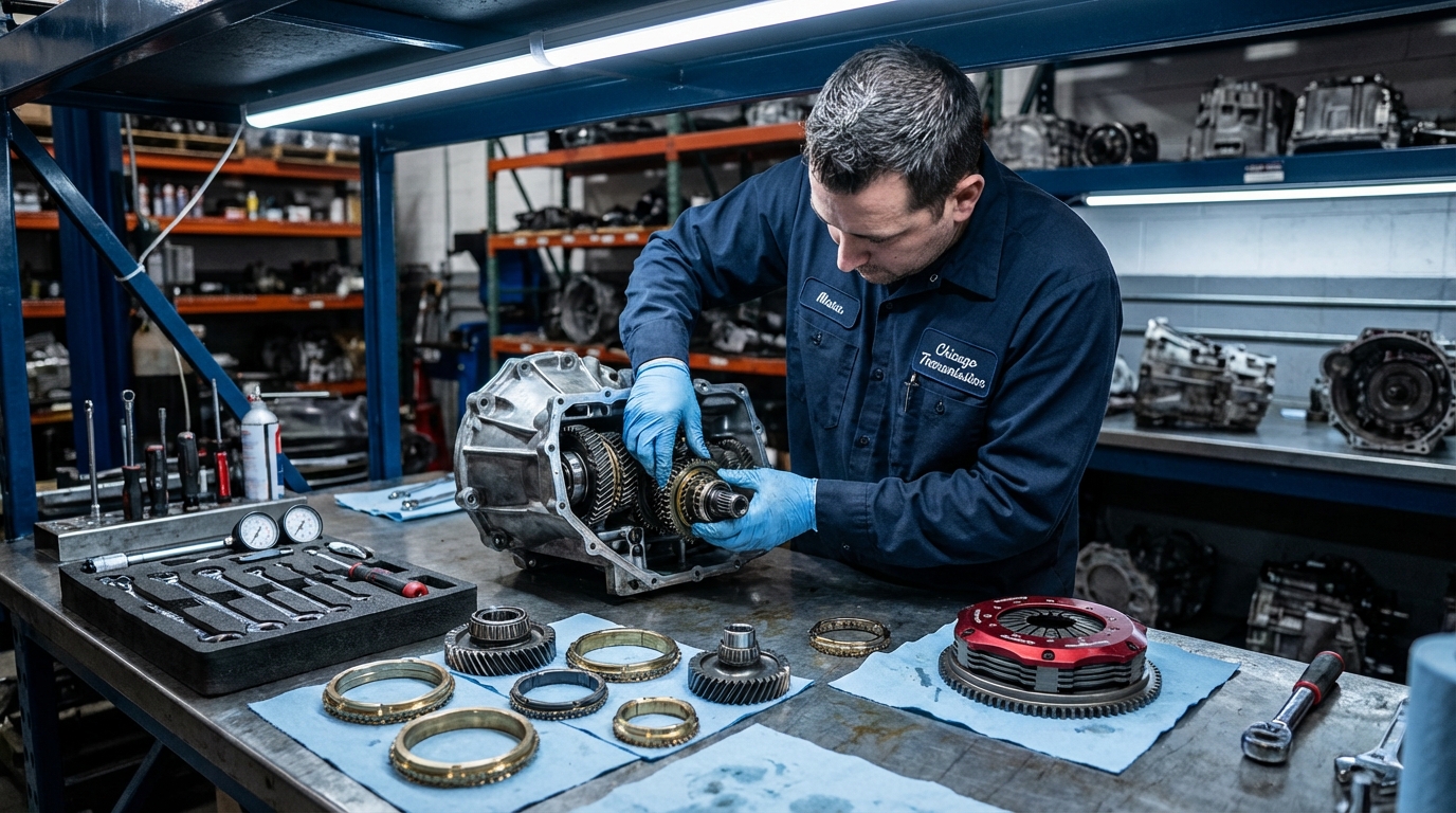 Volkswagen Transmission Repair Chicago VW DSG, Tiptronic & mechatronic diagnosis service photo at Chicago Transmission