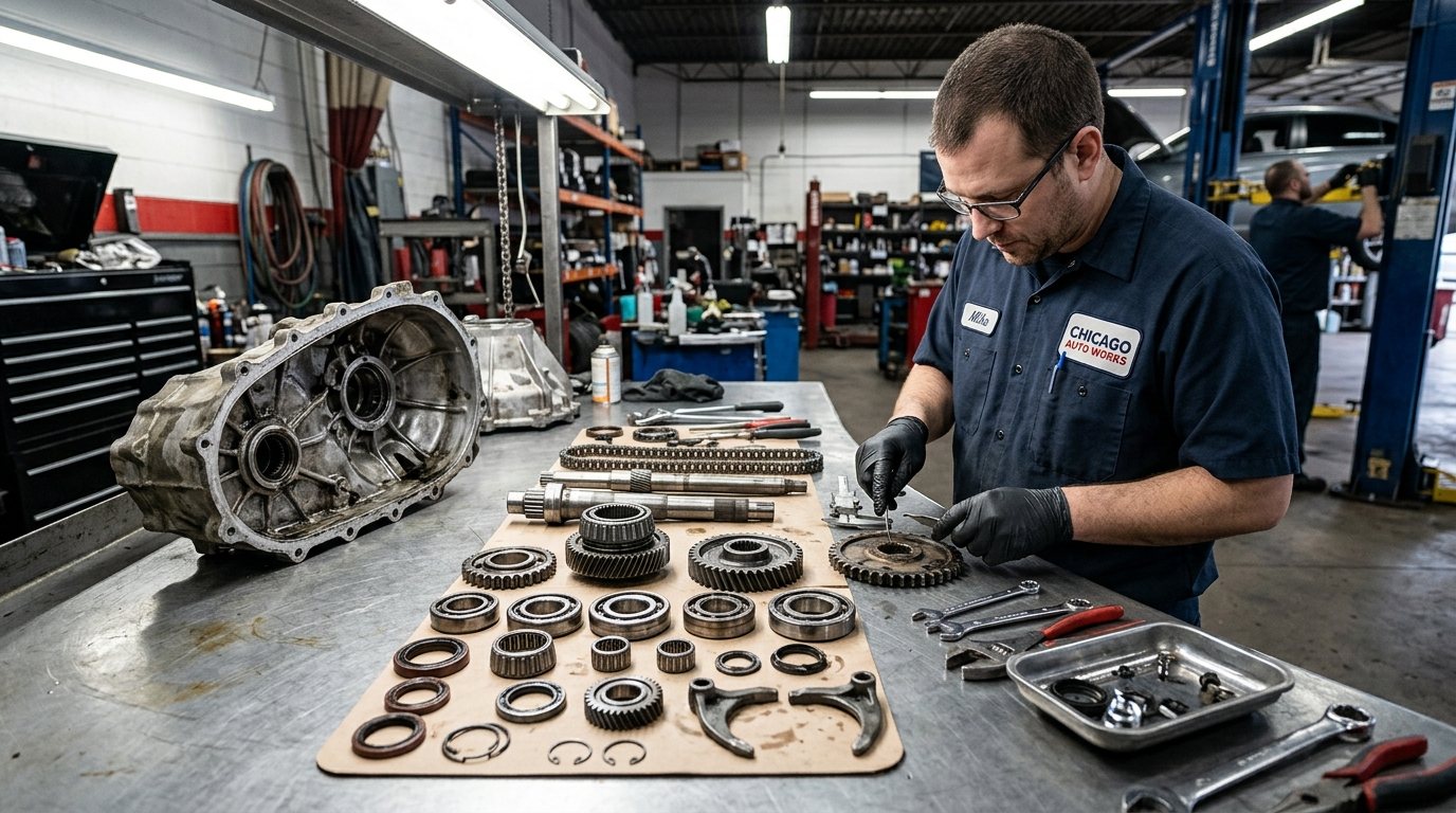 Subaru Outback Transmission Repair Chicago service photo at Chicago Transmission