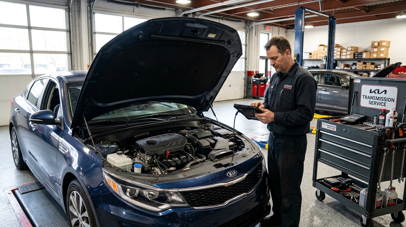 Jaguar XE Transmission Repair Chicago service photo at Chicago Transmission