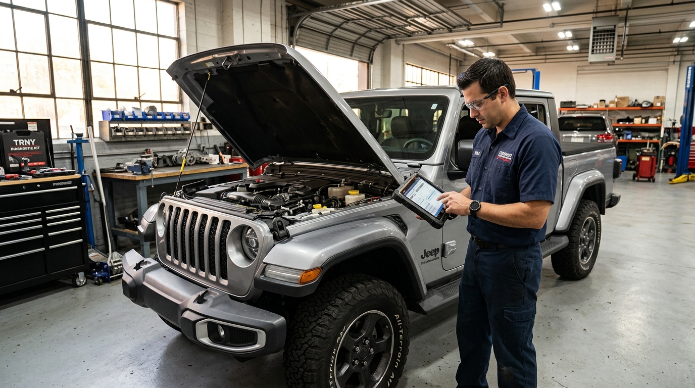 Jeep Wrangler Transmission Repair Chicago service photo at Chicago Transmission