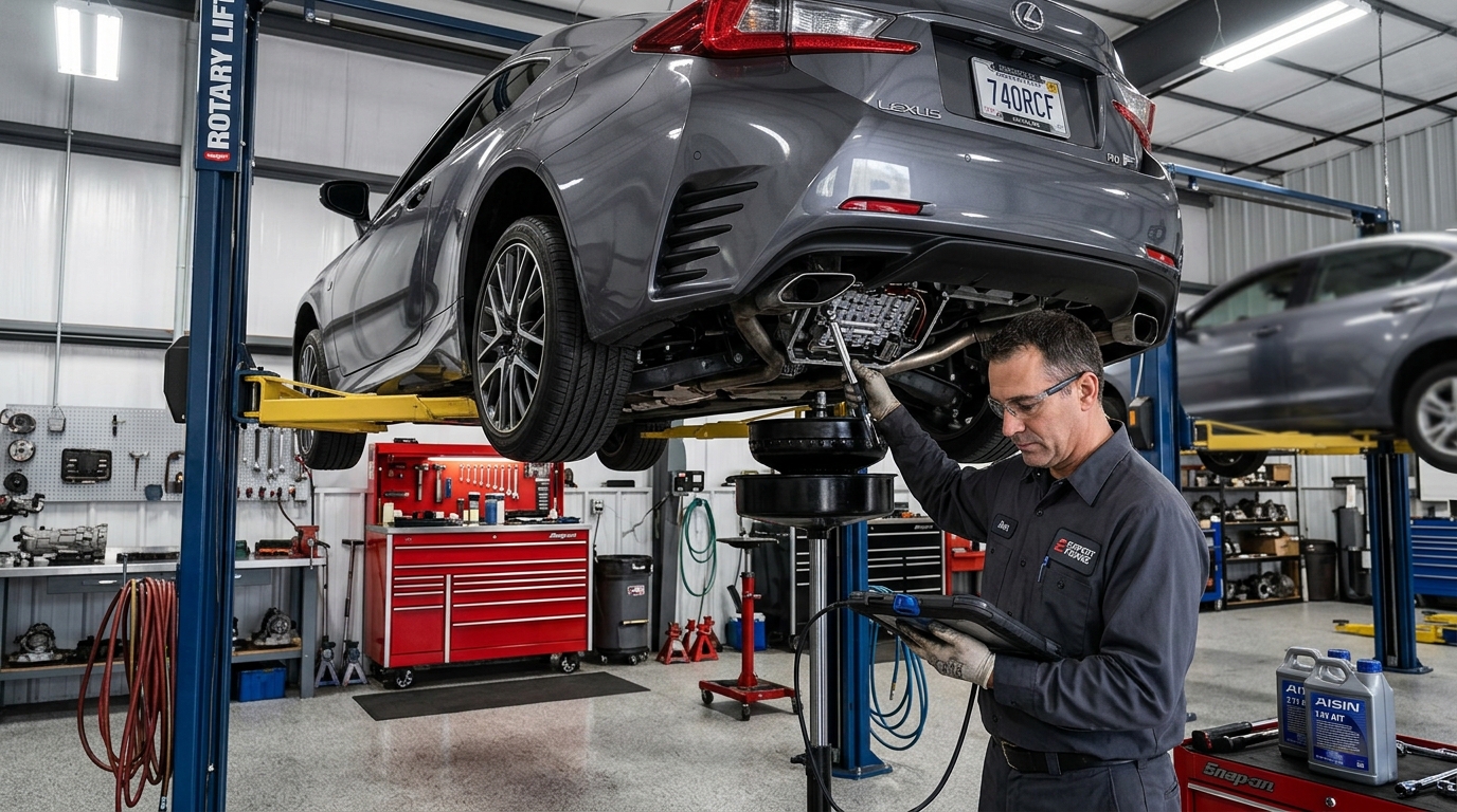 RE0F06A Transmission Repair Chicago CVT Belt, Pulley & Valve Body Diagnosis service photo at Chicago Transmission