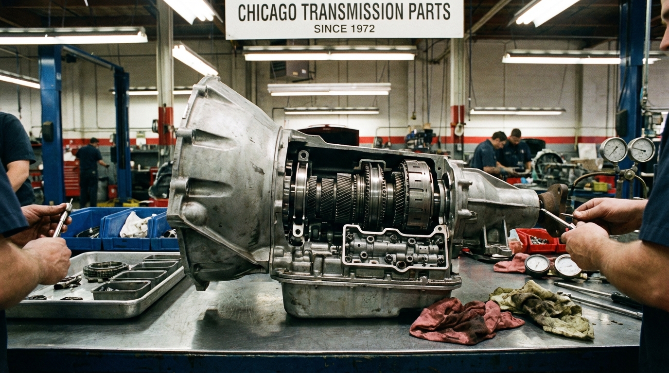 8HP50 Transmission Repair Chicago ZF Mechatronic, Fluid & Adaptation Service service photo at Chicago Transmission