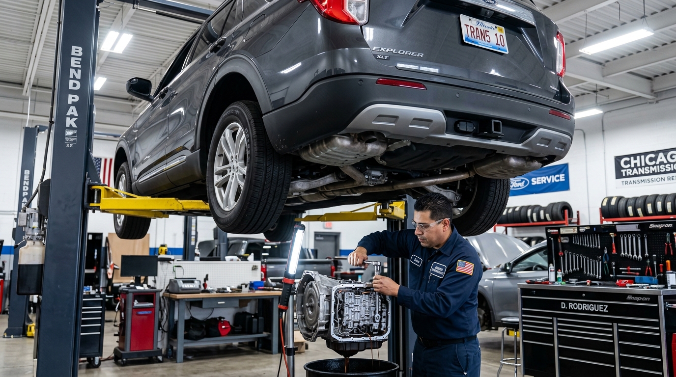 BMW M5 Transmission Repair Chicago service photo at Chicago Transmission