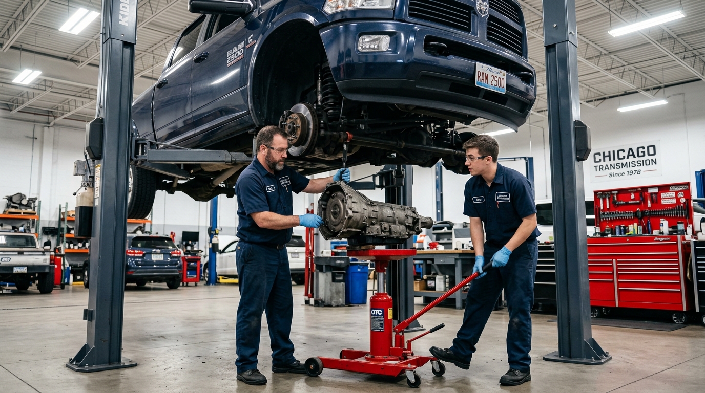 RE4F02A/V Transmission Repair Chicago Nissan Automatic & CVT Transmission Service service photo at Chicago Transmission