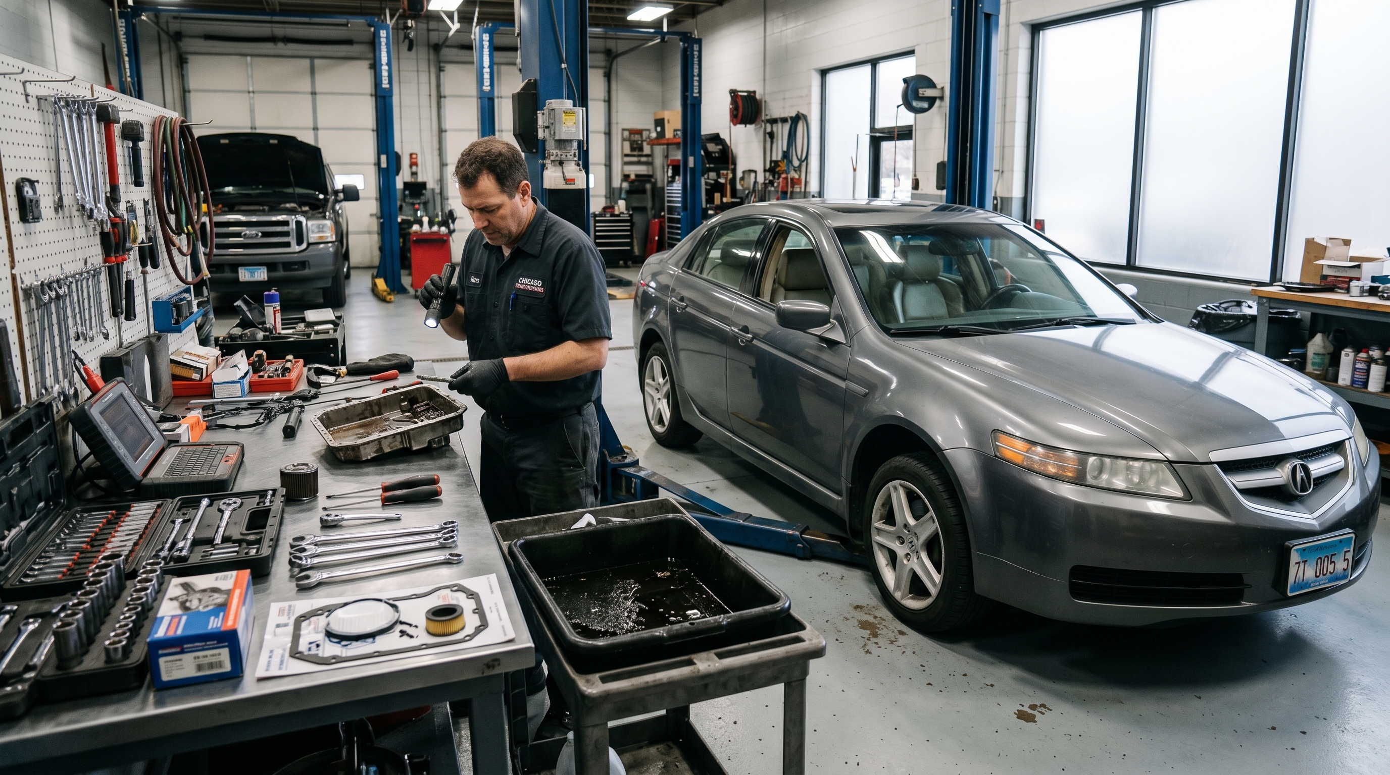 Lexus ES350 Transmission Repair Chicago service photo at Chicago Transmission