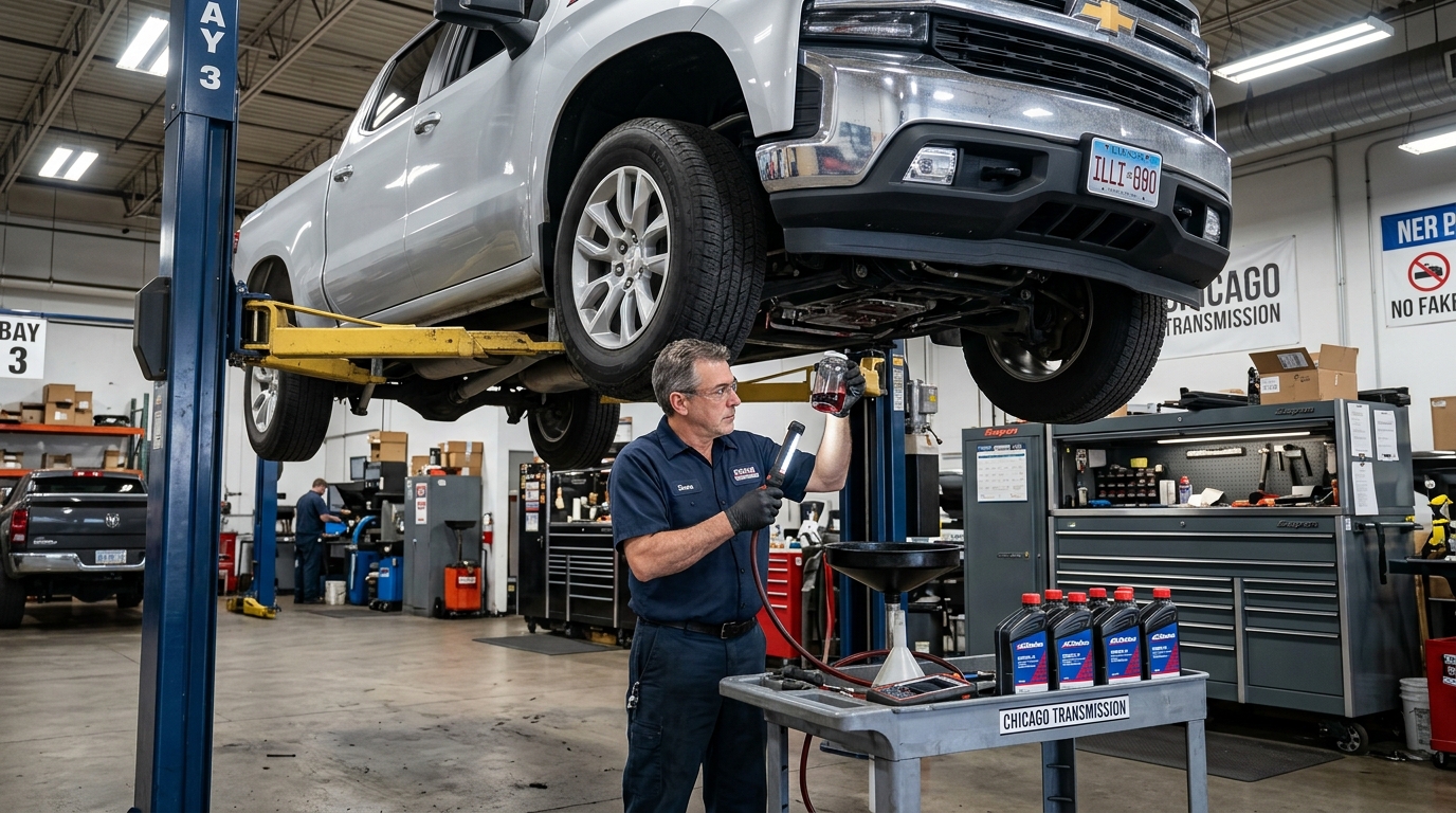 JF016E Transmission Repair Chicago CVT Belt, Pulley & Valve Body Diagnosis service photo at Chicago Transmission