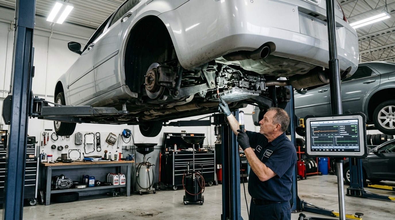 Lexus LC Transmission Repair Chicago service photo at Chicago Transmission