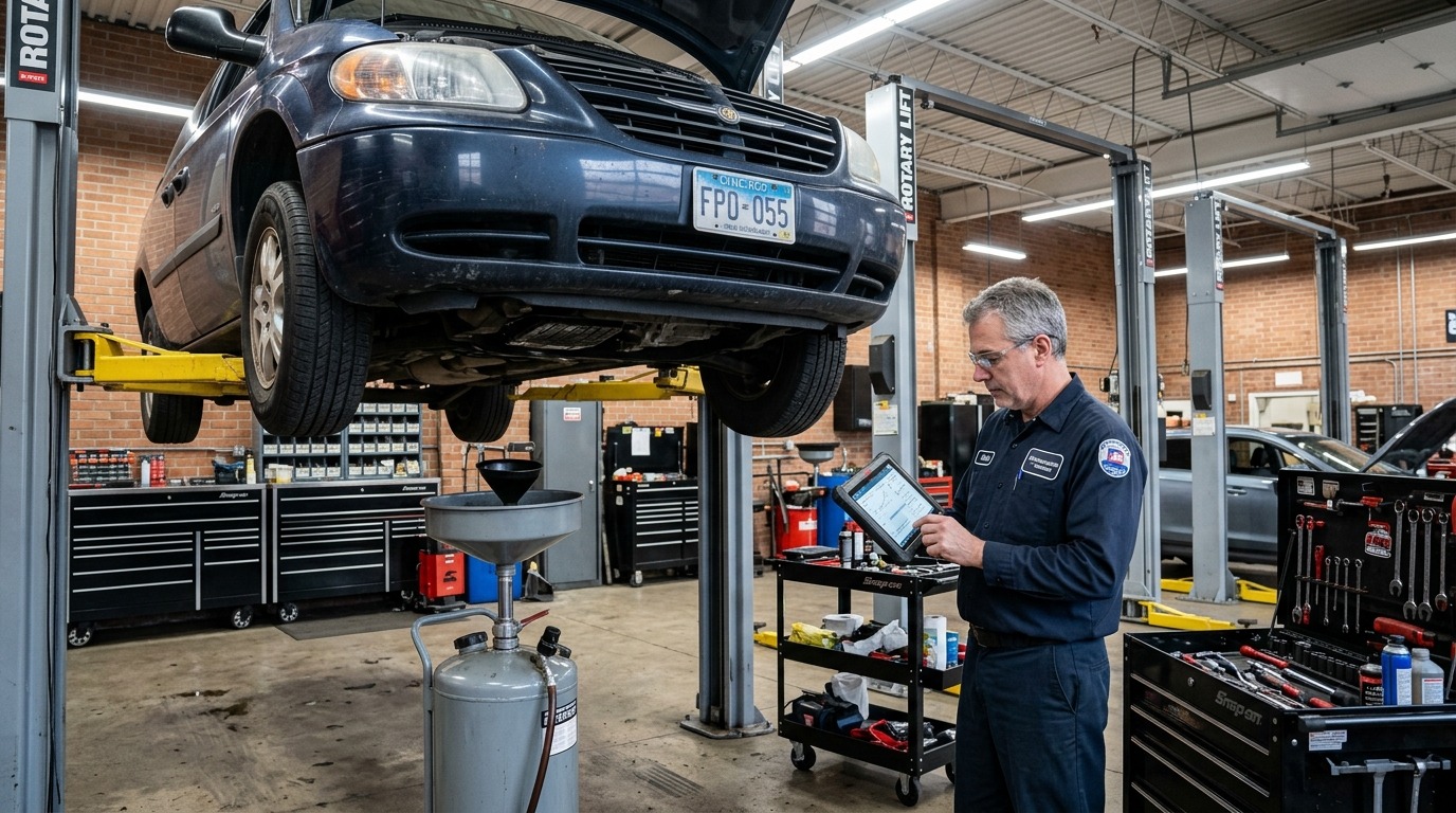 Land Rover LR4 Transmission Repair Chicago service photo at Chicago Transmission