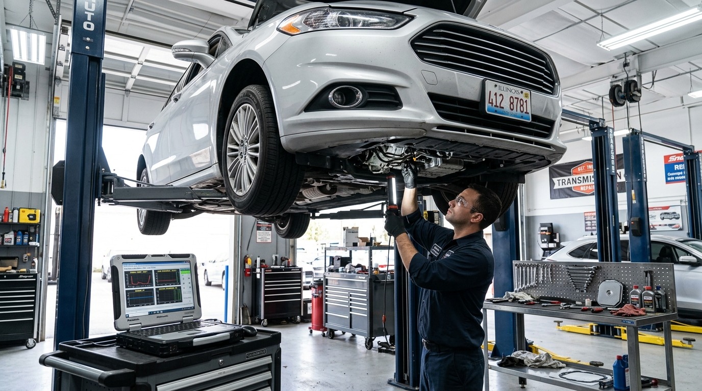 ZF 8HP55 Transmission Repair Chicago ZF Mechatronic, Fluid & Adaptation Service service photo at Chicago Transmission