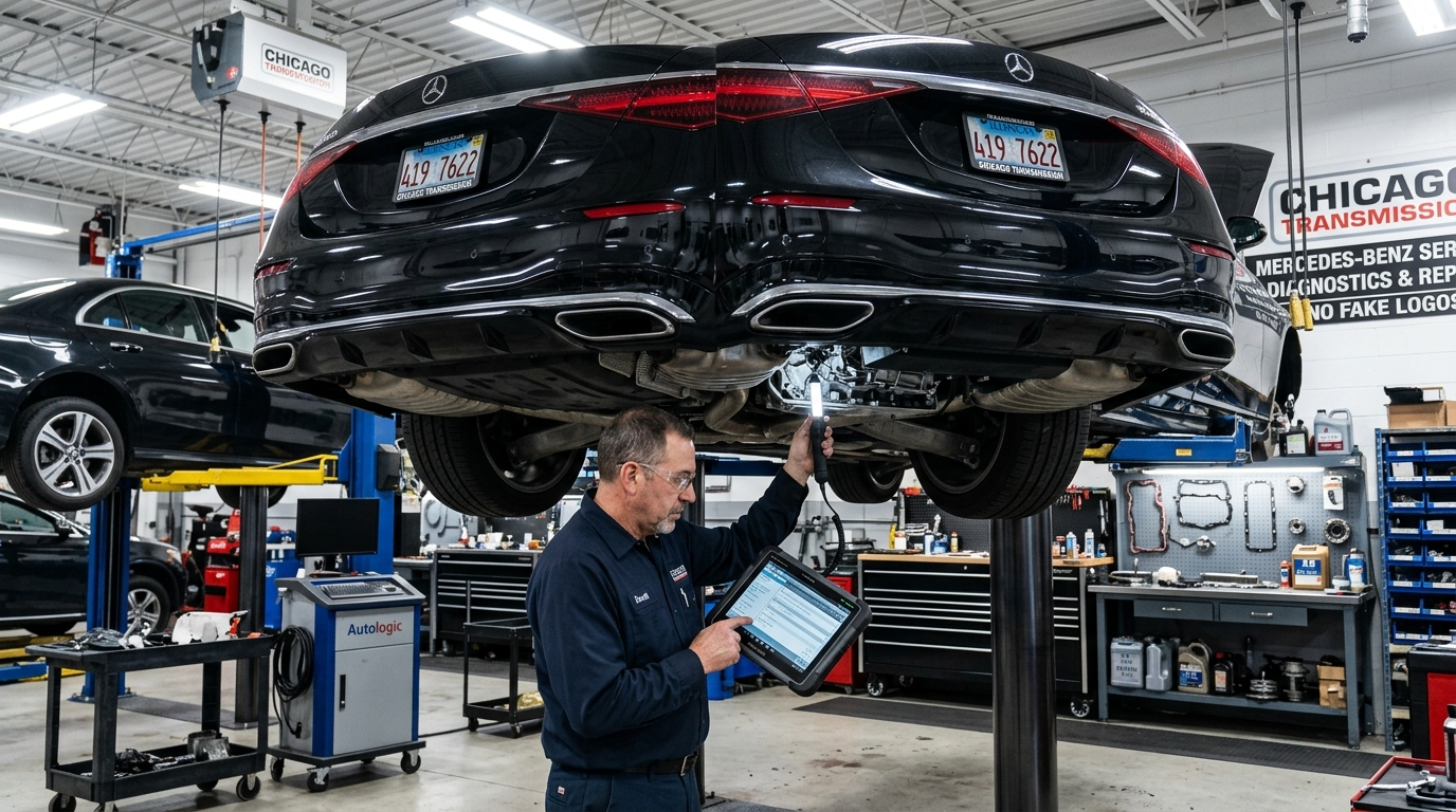 Mercedes-Benz S-Class Transmission Repair Chicago service photo at Chicago Transmission
