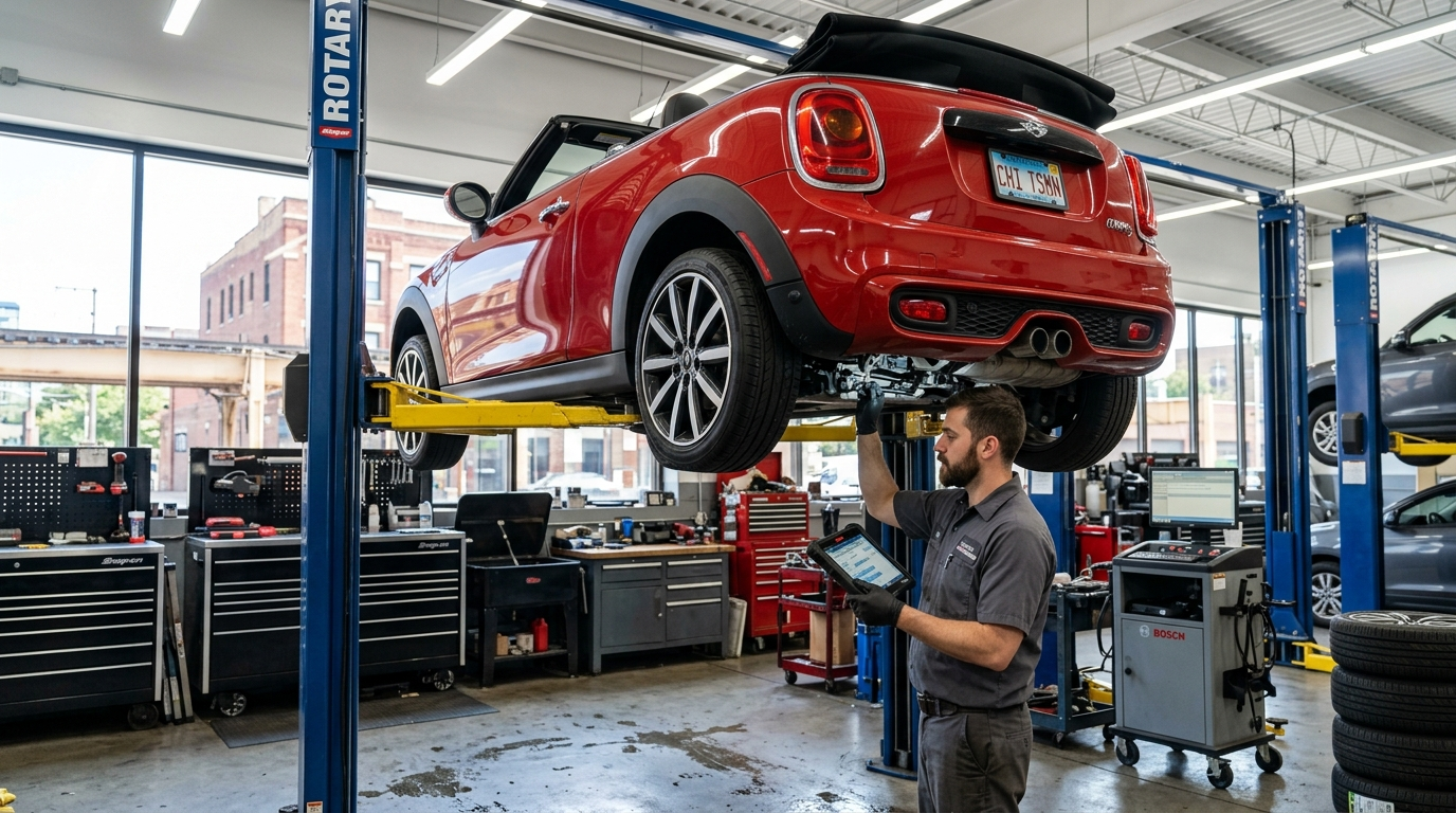 MINI Convertible Transmission Repair Chicago service photo at Chicago Transmission