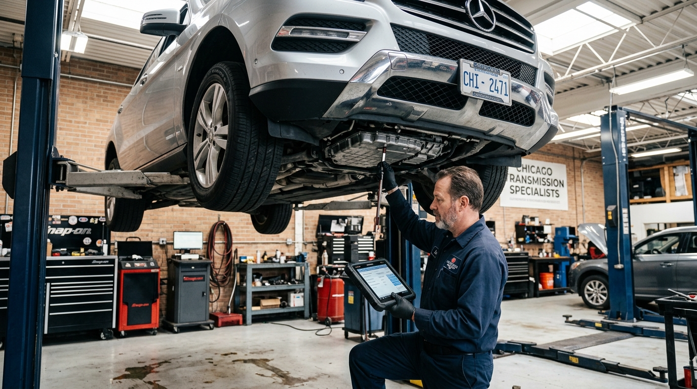 9G-Tronic (722.9x) Transmission Repair Chicago Mercedes 722, 7G & 9G Transmission Service service photo at Chicago Transmission