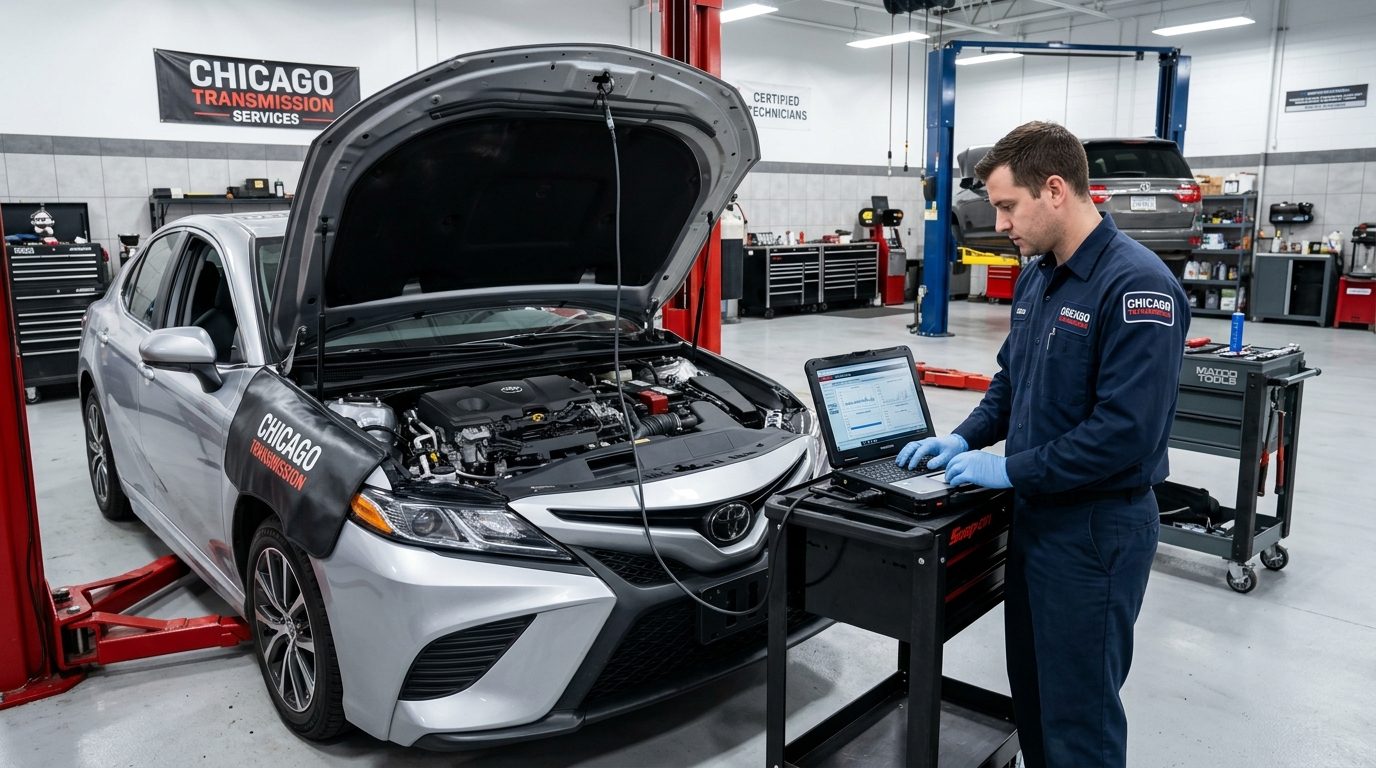 ZF 6HP28 Transmission Repair Chicago ZF Mechatronic, Fluid & Adaptation Service service photo at Chicago Transmission