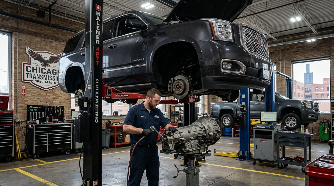 6L50 Transmission Repair Chicago GM Truck, SUV & Automatic Diagnosis service photo at Chicago Transmission