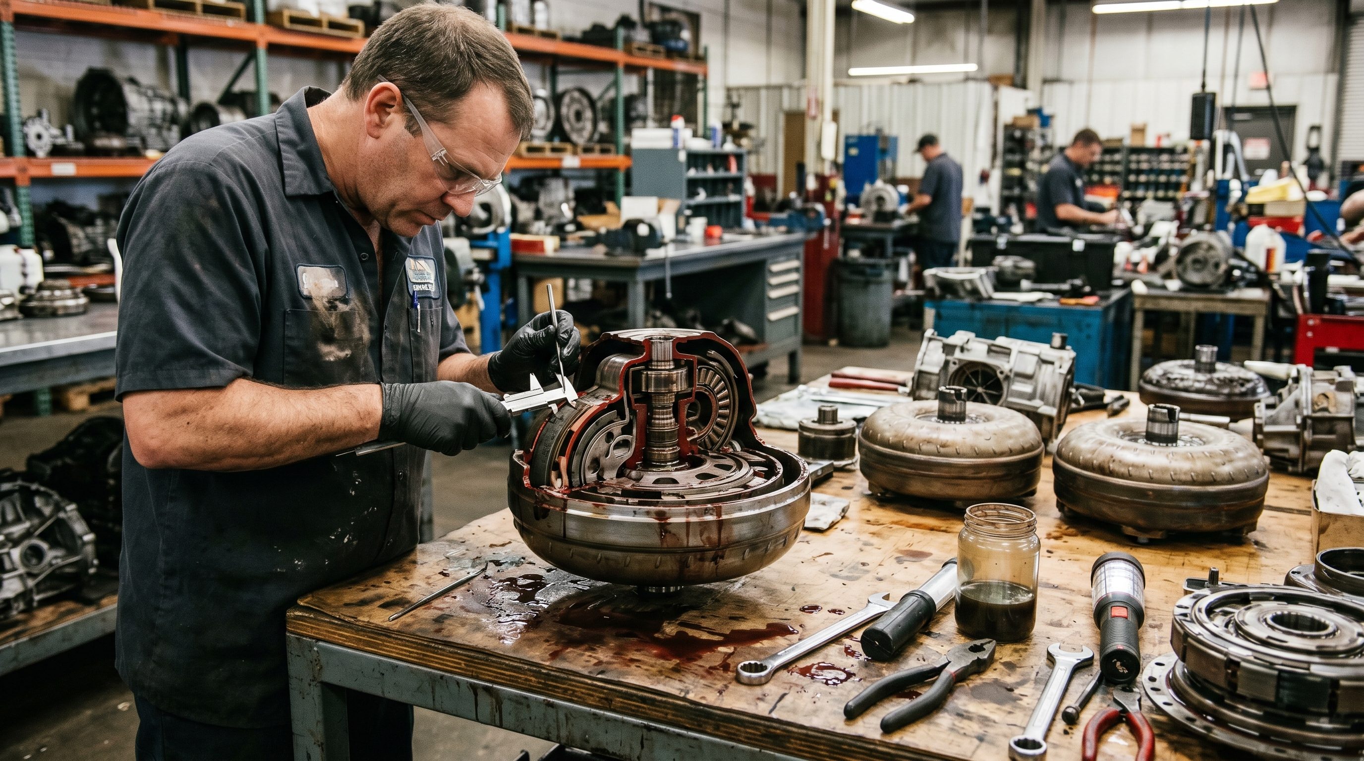 RE0F09A/B Transmission Repair Chicago CVT Belt, Pulley & Valve Body Diagnosis service photo at Chicago Transmission