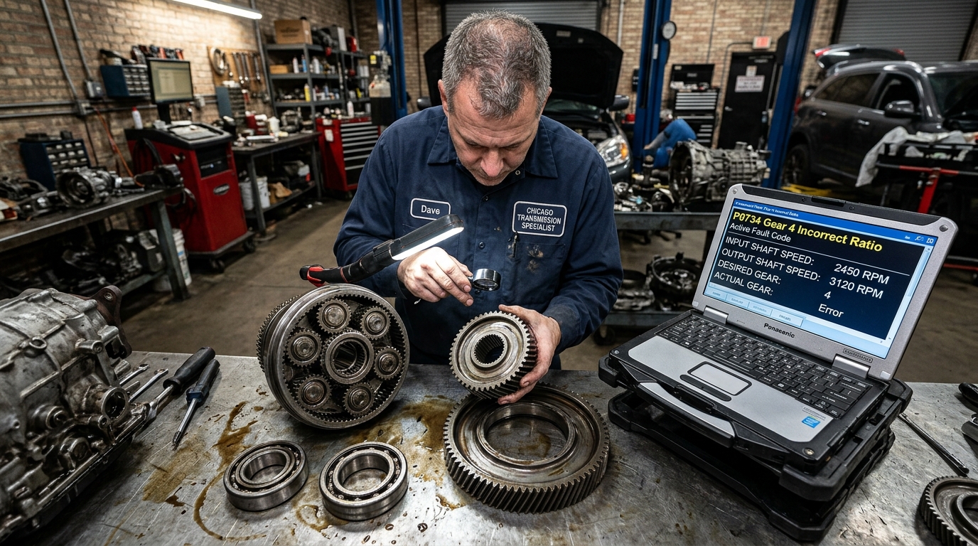 Transmission shift malfunction diagnosis P0780 - Chicago Transmission Lincoln Park Ii